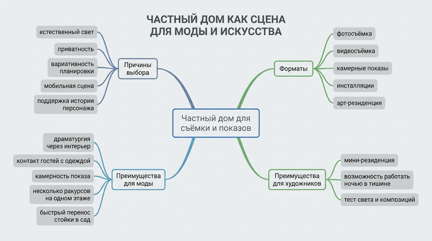 Зачем моде и искусству частные дома как локации